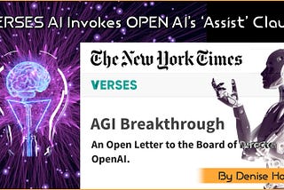 VERSES AI Announces AGI Breakthrough: Invokes Open AI’s ‘Assist’ Clause