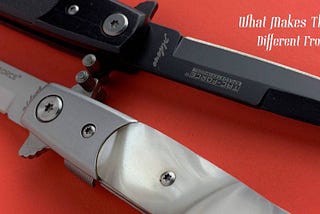 What Makes the Stiletto Knife Different from Other Knives?