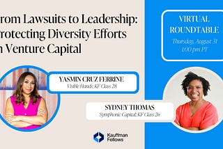 From Lawsuits to Leadership: Protecting Diversity Efforts in Venture Capital