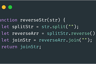 Logical Interview Questions and Answers in JavaScript : Reverse a string