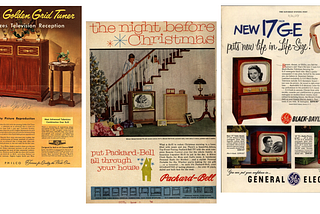 How companies advertised TVs in the 1950s