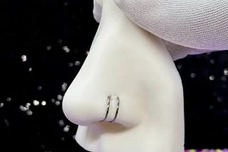 Double Hoop Nose Rings