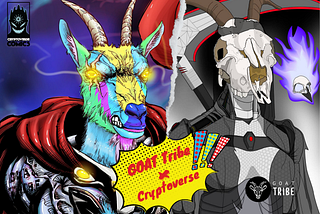 Cryptoverse Comics & GOAT Tribe have partnered together to create a new story.