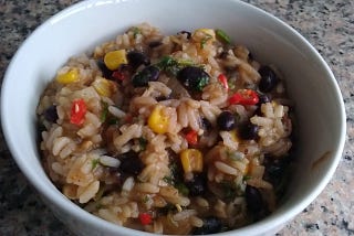 Black Bean And Rice Comfort Bowl