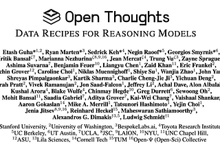Papers Explained 394: OpenThoughts
