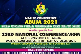 NALISE gears to partner with LRCN to review library schools curriculum