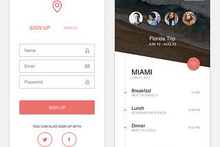 Sketch Practice: Travel App