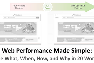 Web Performance Made Simple: