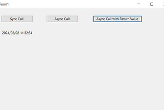 Non-Blocking call in WinForm without async/await