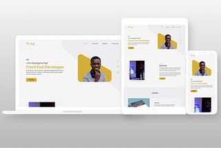 UI Design- A friend’s Website Portfolio