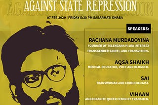 Queers Against State representation — Free Sharjeel Imam