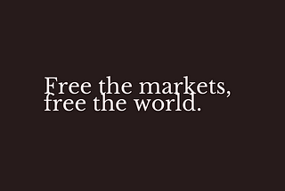 Crypto Agorism: Free markets for a free world