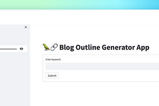 LangChain tutorial #2: Build a blog outline generator app in 25 lines of code