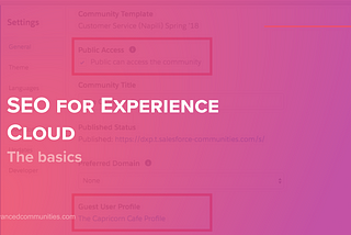 SEO for Experience Cloud: The Basics