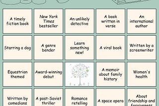 Clear Your TBR with this Book Bingo Challenge!