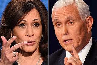 Kamala Harris and Mike Pence