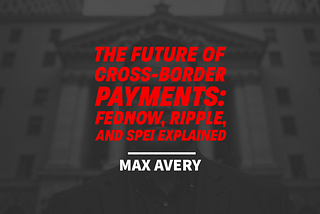 FedNow exclusively handles US-based transactions.The