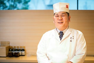 Worked for 12 years for a major sushi business before going independent.