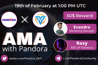 AMA Recap: Mega Ventures x Pandora