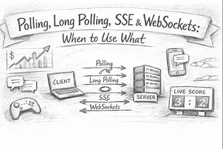 Understanding Polling, Long Polling, SSE, and WebSockets: When to Use What.