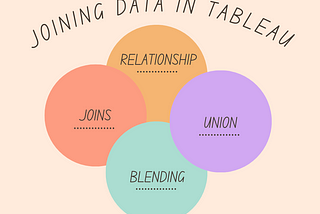 Joining Data in Tableau: A Road to Tableau Desktop Specialist Certification