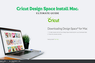 cricut design space install mac