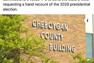 Cheboygan County Votes For Unnecessary Audit