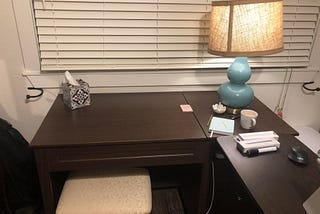 A home office space that makes me feel like I am doing “enough.”