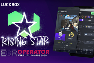 Luckbox named Rising Star at EGR Operator Awards 2020