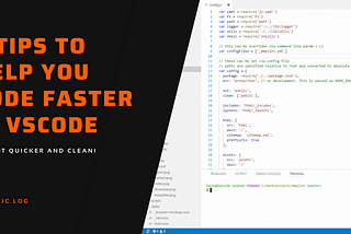 7 tips to help you code faster in VSCode