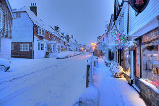 Snowy Night, Mayfield, England