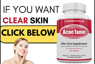 acne tame acne pills review