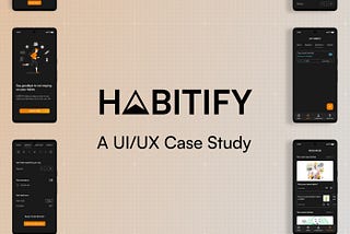 This image has a few final visual designs of the app, the app name and what this article is about, which is a UI/UX cae study.