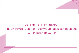 Writing a User Story