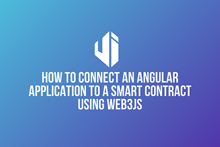 How to connect an angular application to a smart contract using web3JS