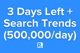 3 Days Left To Invest On Wefunder + Search Trends Rising