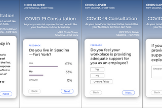 Case Study: MPP Glover’s Consultation on COVID-19