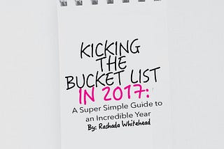 Kicking the Bucket List in 2017