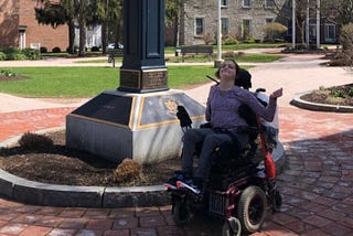 Helena Schmidt on Cazenovia College campus