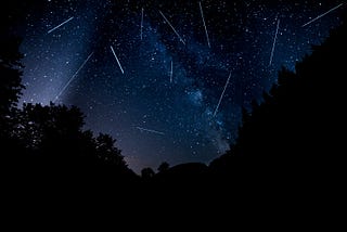 流星雨：夜空中划过的美丽轨迹