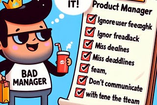 How to Be a Bad Product Manager: A Guide to Failure