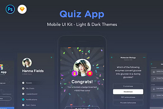 Mobile Ui Kit — Light & Dark Themes