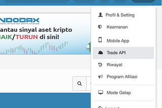 Membuat Trade API