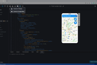 How to add Google Maps in a flutter app in one click