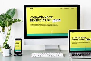 Cultivando Bienestar; CBD Responsive Website