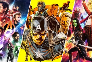 A collage of major MCU characters.