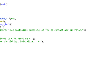 PoC — CTFR: Virus #2