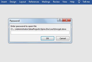 Encrypt/ Decrypt Word Document using Java