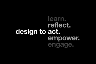 design to act.