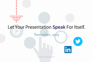 How does your presentations generate business value and build relations?